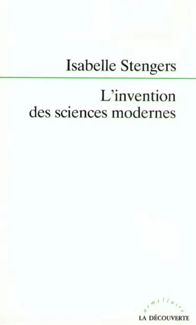 L'Invention des sciences modernes