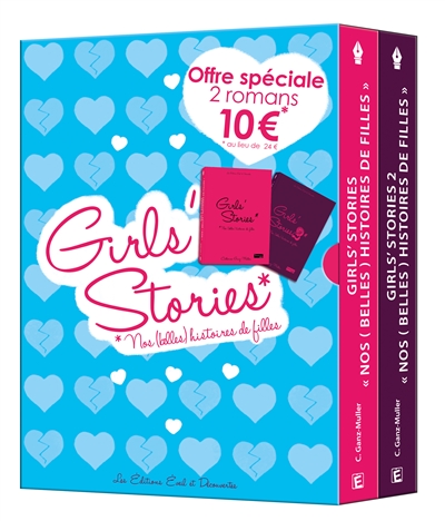 Girls' stories, nos (belles) histoires de filles : coffret 2 romans