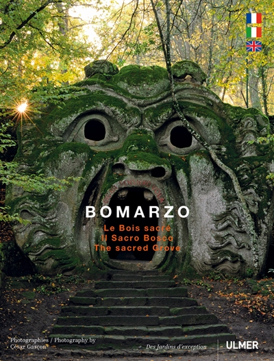 Bomarzo : il sacro bosco. Bomarzo : le bois sacré. Bomarzo : the sacred grove