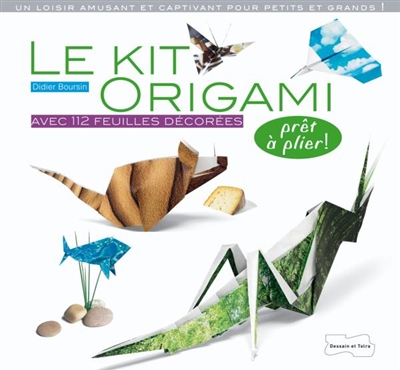 Le kit origami : avec 112 feuilles décorées