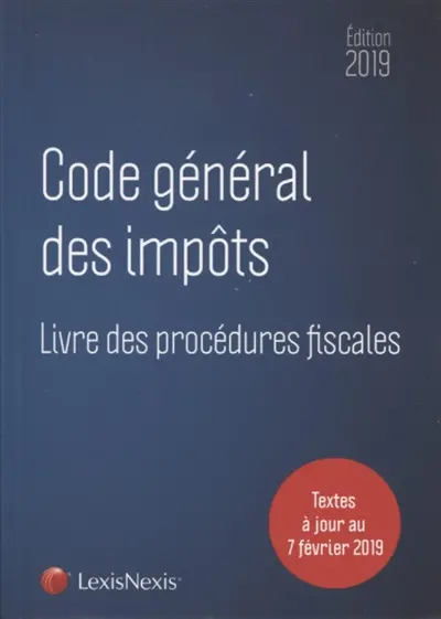 Code général des impôts 2019