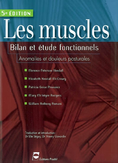 Les muscles : bilan et étude fonctionnels, anomalies et douleurs posturales