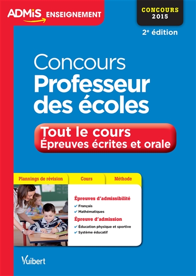 Concours professeur des...