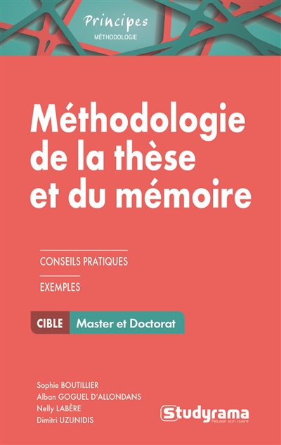 Méthodologie de la thèse et...
