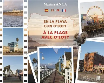 En la playa con O'Loty. A la plage avec O'Loty