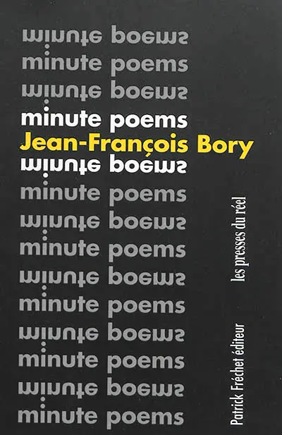 Minute poems : choix 1963-2018