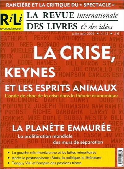 revue internationale des livres et des idées (la), n° 12