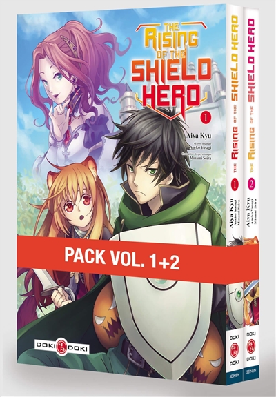 the rising of the shield hero : pack vol. 1 + 2