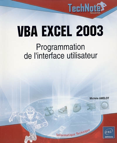 VBA Excel 2003 : programmation de l'interface utilisateur