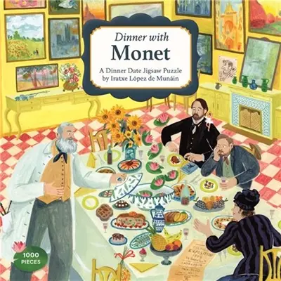Dinner with Monet A 1000 Piece Dinner Date Jigsaw Puzzle