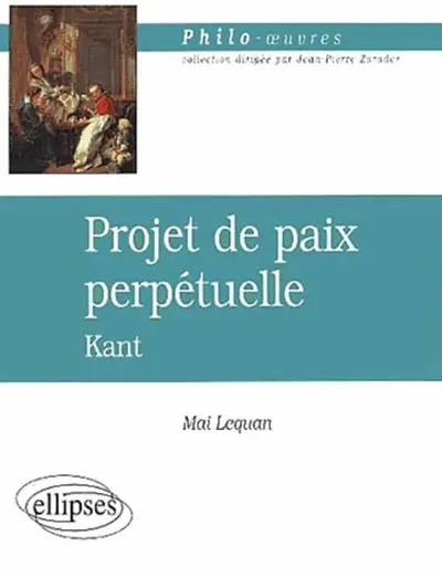 Vers la paix perpétuelle, Kant
