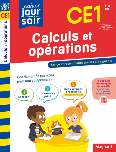 Calculs et opérations CE1, 7-8 ans : conforme au programme