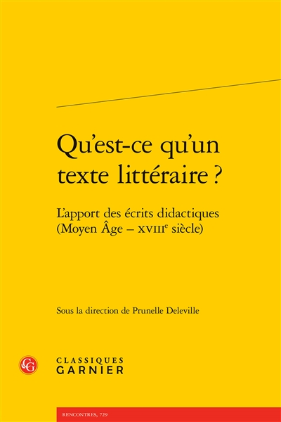 Qu'est-ce qu'un texte...