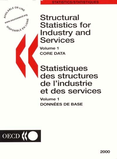 Structural statistics for industry and services. Statistiques des structures de l'industrie et des services