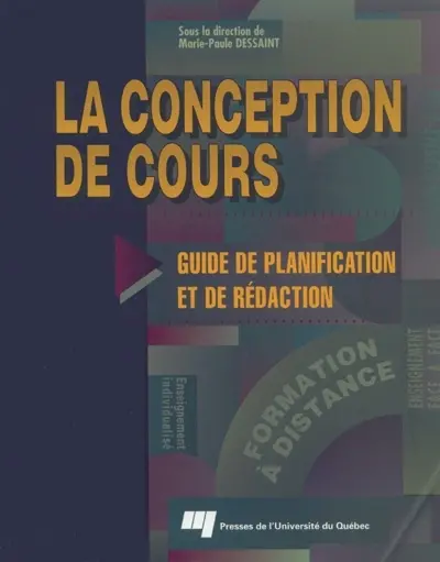La conception de cours : guide de planification et de rédaction