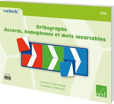 Orthographe : accords, homophones et mots invariables : CM2