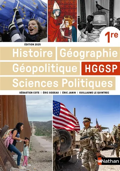 Histoire géographie, géopolitique, sciences politiques, HGGSP 1re