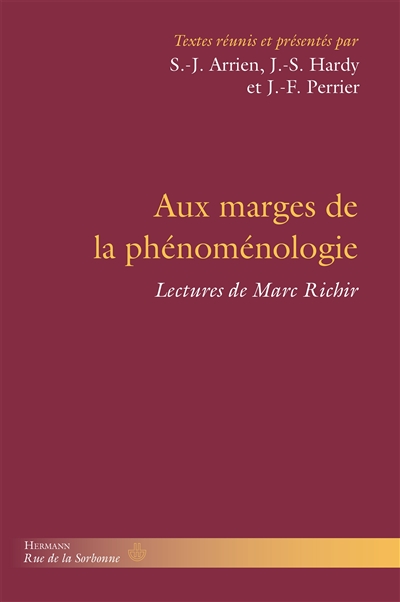Aux marges de la phénoménologie : lectures de Marc Richir