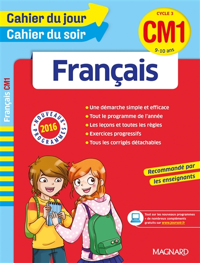 Français CM1, cycle 3, 9-10 ans : nouveaux programmes 2016