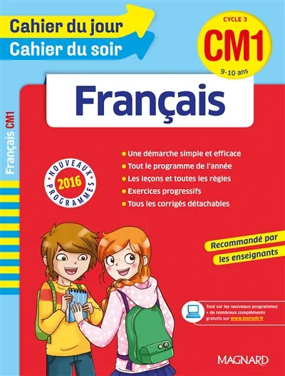 Français CM1, cycle 3, 9-10 ans : nouveaux programmes 2016