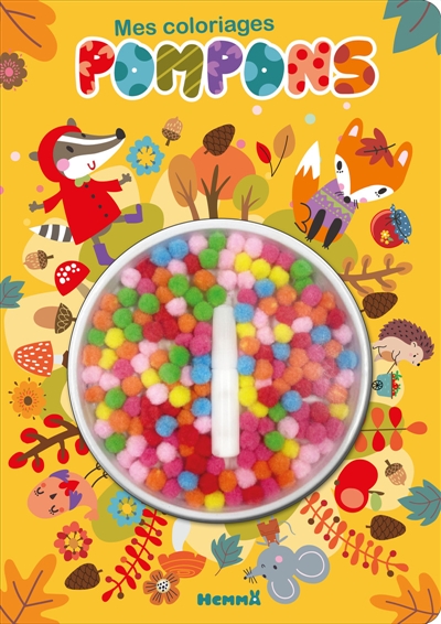 Mes coloriages pompons (Automne)