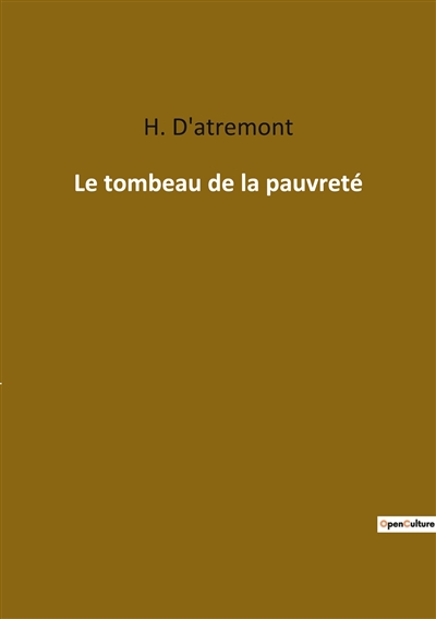 Le tombeau de la pauvreté