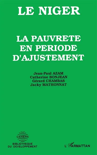 Le Niger : la pauvreté en période d'ajustement