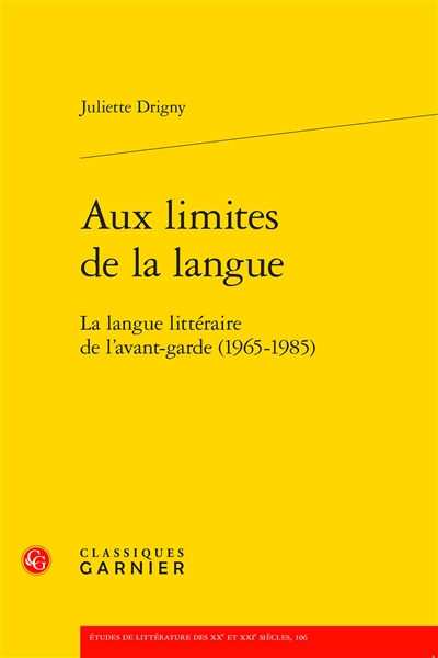 Aux limites de la langue :...