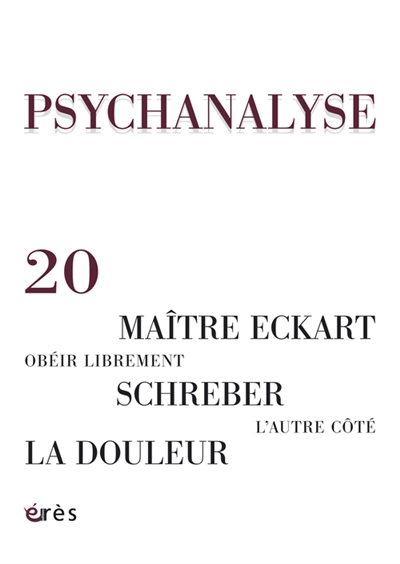 Psychanalyse, n° 20