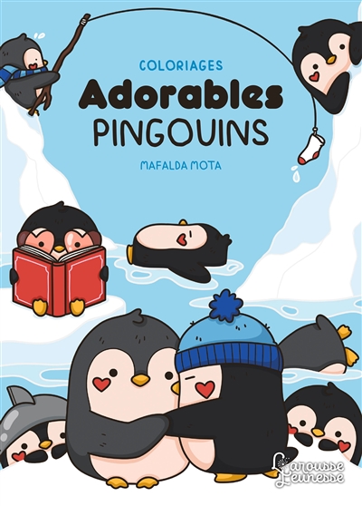 Coloriages cute pingouins
