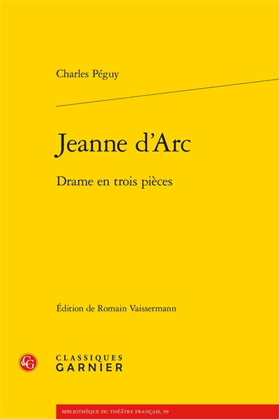 Jeanne d'Arc : drame en trois pièces
