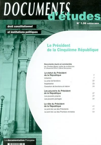 Le président de la cinquième République