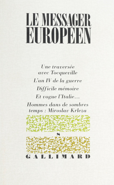 Messager européen (Le), n° 8