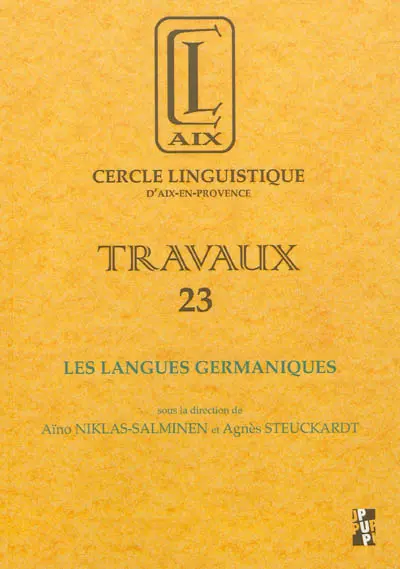 Les langues germaniques