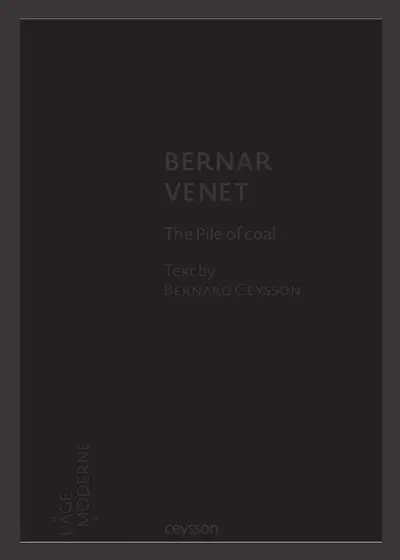 Bernar Venet : the Pile of coal