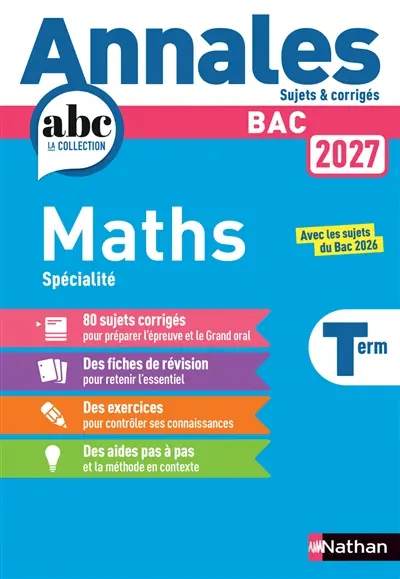 Maths spécialité terminale : bac 2027 Maths spécialité terminale : bac 2027