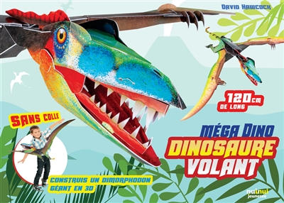 Dinosaure volant : construis un dimorphodon géant en 3D : 120 cm de long