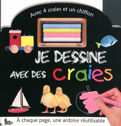 Je dessine avec des craies