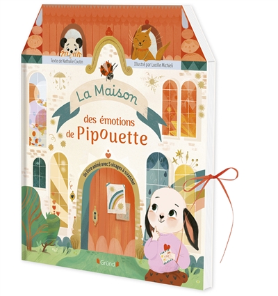 La maison des émotions de Pipouette : un livre animé avec 5 visages à scratcher