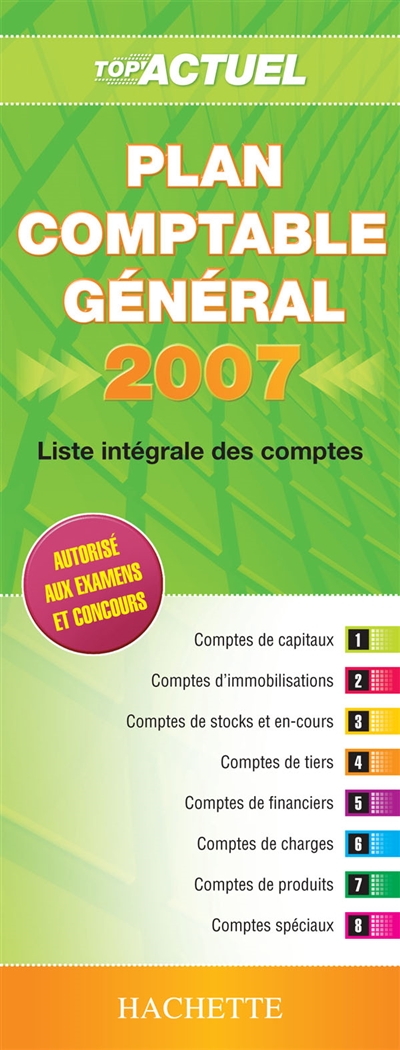 Plan comptable général 2007...