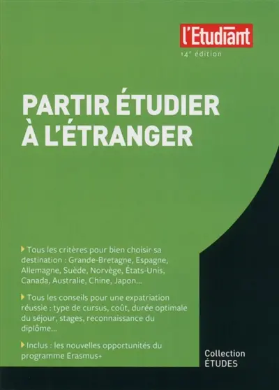 Partir étudier à l'étranger