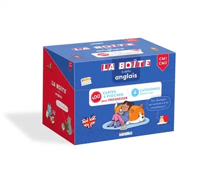 La boîte à défis anglais, CM1, CM2 : 100 cartes à piocher pour progresser