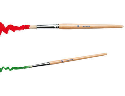 Brosses rondes en soie