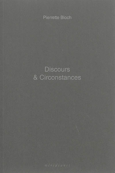 Discours & circonstances