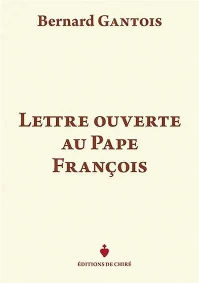Lettre ouverte au pape François