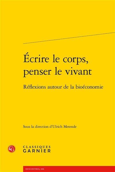 Ecrire le corps, penser le...
