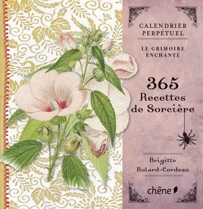Le grimoire enchanté de Brigitte Bulard-Cordeau. 365 recettes de sorcière : calendrier perpétuel