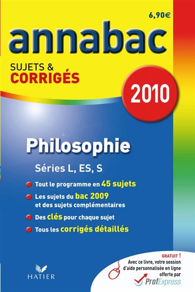 Philosophie séries L, ES, S