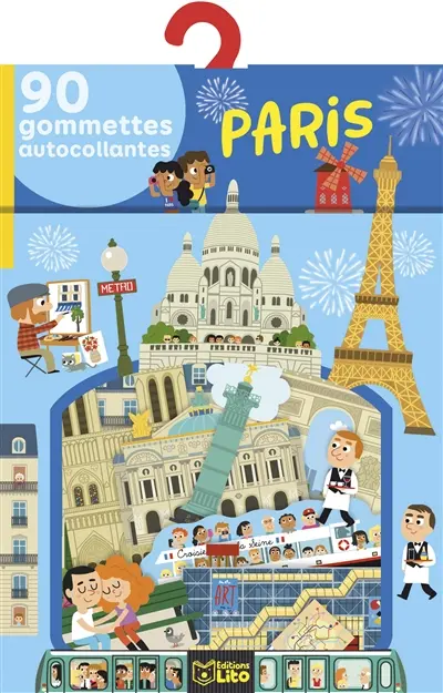 Paris : 90 gommettes autocollantes