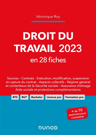 Droit du travail 2023 : en 28 fiches